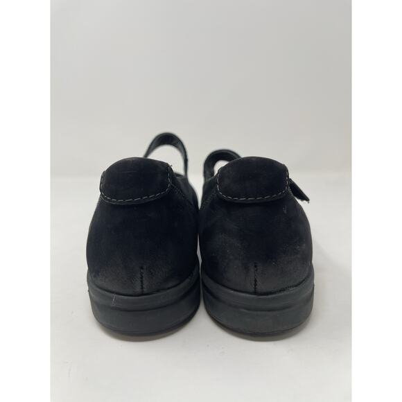 Clarks Tamzen Walk Women's Leather Cushioned Mary Jane Loafers 10M Black - Picture 4 of 10